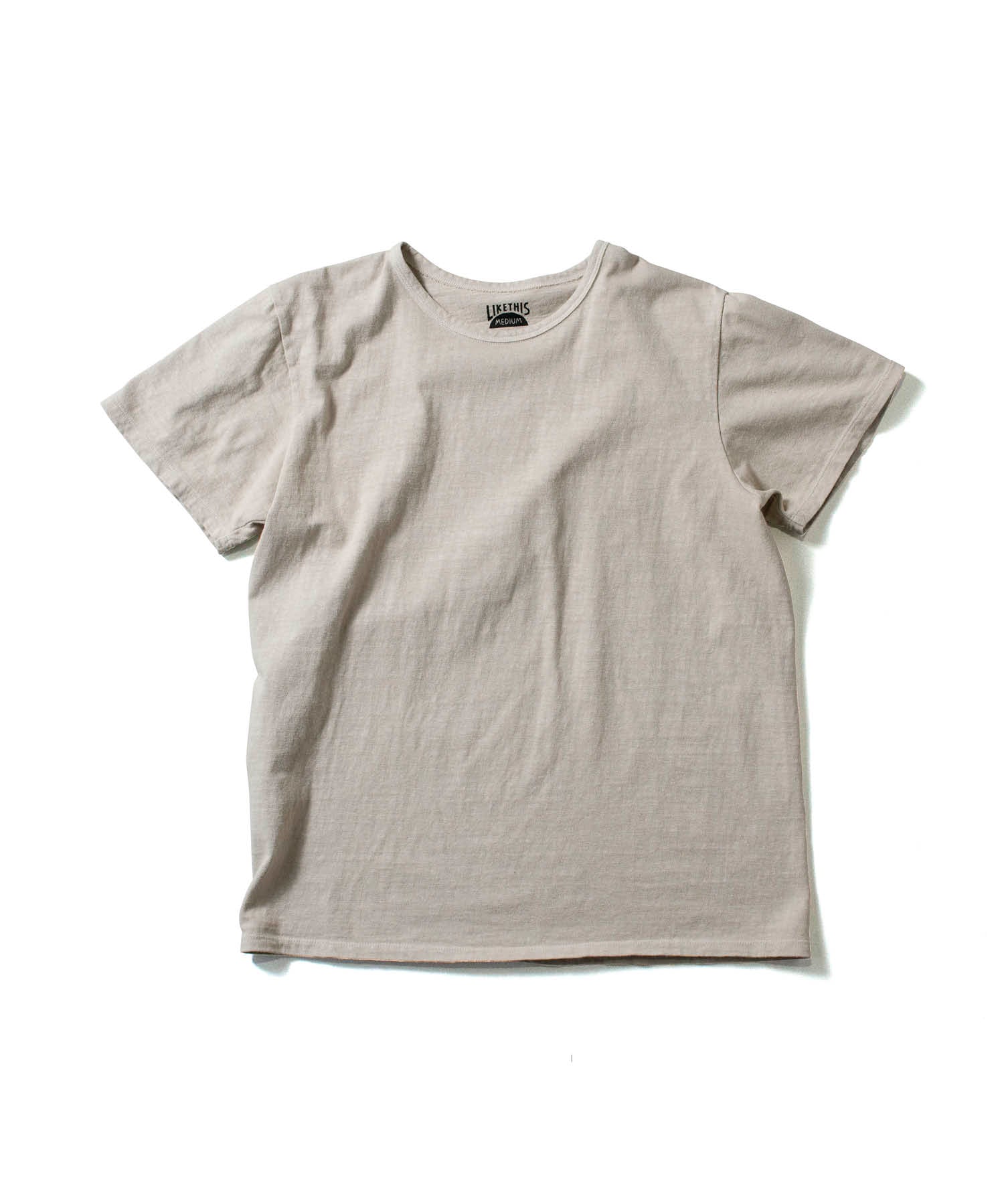 Recycle Organic Cotton Camphor Tree Dye Tee | リサイクルオーガニックコットン クスノキ染めTシャツ | ボタニカルダイ | 草木染め