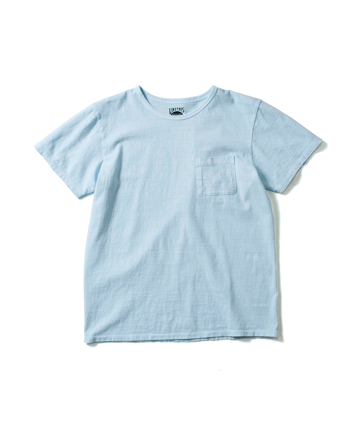 Recycle Organic Cotton Harlequin Glory Bower Dye Pocket Tee | リサイクルオーガニックコットン クサギ染めポケットTシャツ | ボタニカルダイ | 草木染め