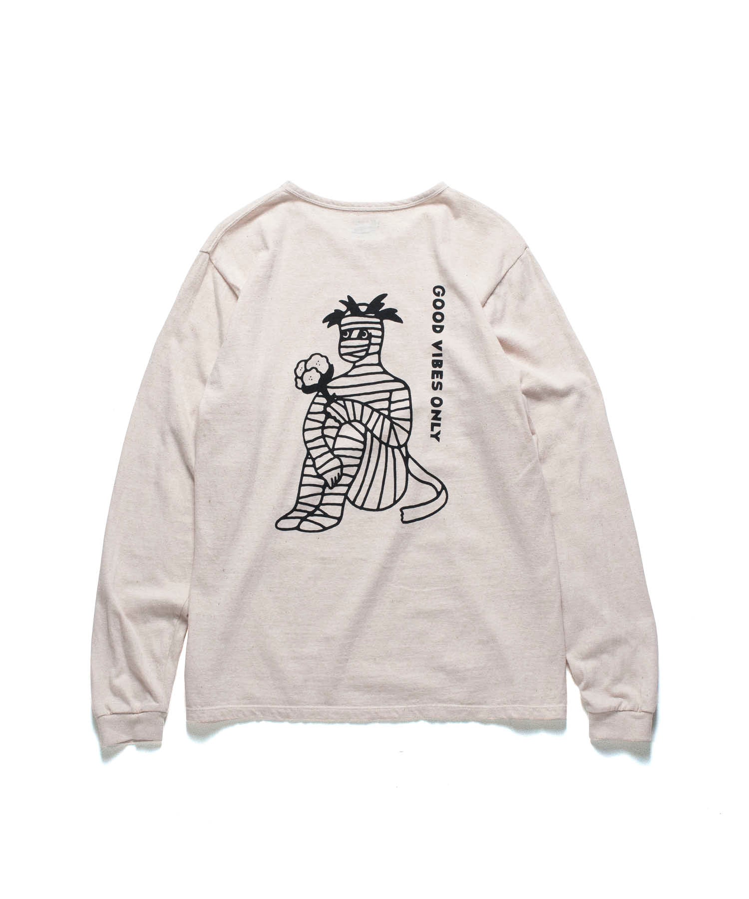 Recycle Organic Cotton Long Sleeve - Mummy Pappy | リサイクルオーガニックコットン ロングスリーブ | 清水将司 | MASASHI SHIMIZU