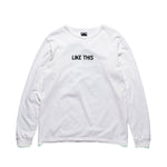 Recycle Organic Cotton Long Sleeve - Mummy Pappy | リサイクルオーガニックコットン ロングスリーブ | 清水将司 | MASASHI SHIMIZU