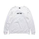 Recycle Organic Cotton Long Sleeve - Mummy Pappy | リサイクルオーガニックコットン ロングスリーブ | 清水将司 | MASASHI SHIMIZU