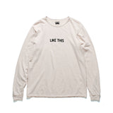 Recycle Organic Cotton Long Sleeve - Mummy Pappy | リサイクルオーガニックコットン ロングスリーブ | 清水将司 | MASASHI SHIMIZU