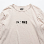 Recycle Organic Cotton Long Sleeve - Mummy Pappy | リサイクルオーガニックコットン ロングスリーブ | 清水将司 | MASASHI SHIMIZU