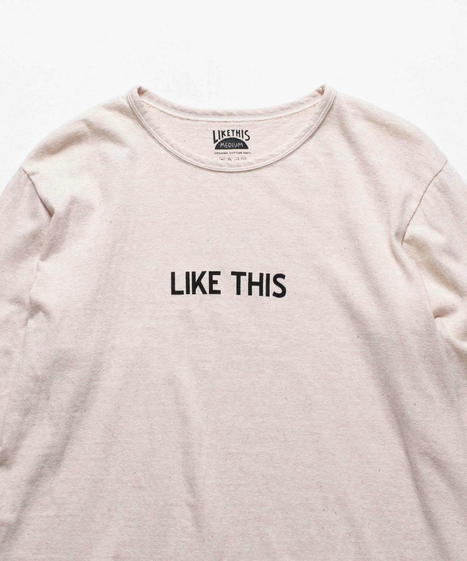 Recycle Organic Cotton Long Sleeve - Mummy Pappy | リサイクルオーガニックコットン ロングスリーブ | 清水将司 | MASASHI SHIMIZU