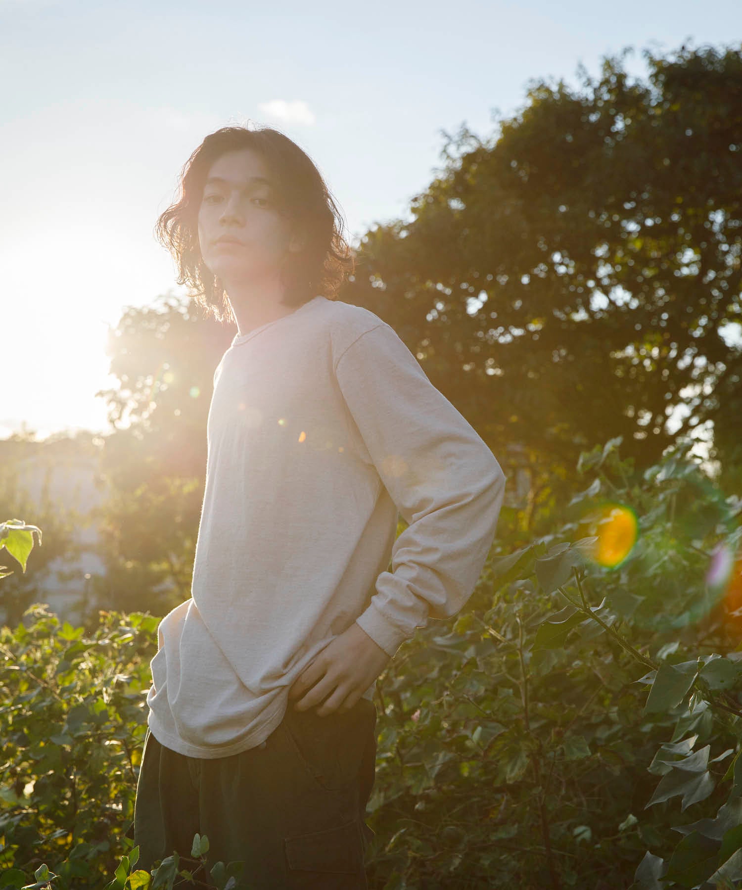 Recycle Organic Cotton Long Sleeve | リサイクルオーガニックコットンロングスリーブ | 日本製 | 吊り編み