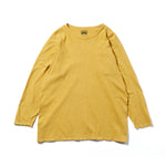 Recycle Organic Cotton Mugwort Dye 4/5 Sleeve | リサイクルオーガニックコットンヨモギ染め4/5スリーブ | 吊り編み | 草木染め