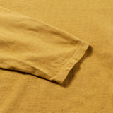 Recycle Organic Cotton Mugwort Dye 4/5 Sleeve | リサイクルオーガニックコットンヨモギ染め4/5スリーブ | 吊り編み | 草木染め
