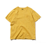 Recycle Organic Cotton Mugwort Dye Pocket Tee | リサイクルオーガニックコットン ヨモギ染めポケットTシャツ | ボタニカルダイ | 草木染め