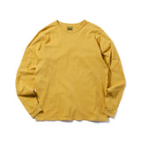 Recycle Organic Cotton Mugwort Dye Raglan Sleeve | リサイクルオーガニックコットンヨモギ染めラグランスリーブ | 吊り編み | 草木染め