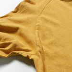 Recycle Organic Cotton Mugwort Dye Raglan Sleeve | リサイクルオーガニックコットンヨモギ染めラグランスリーブ | 吊り編み | 草木染め