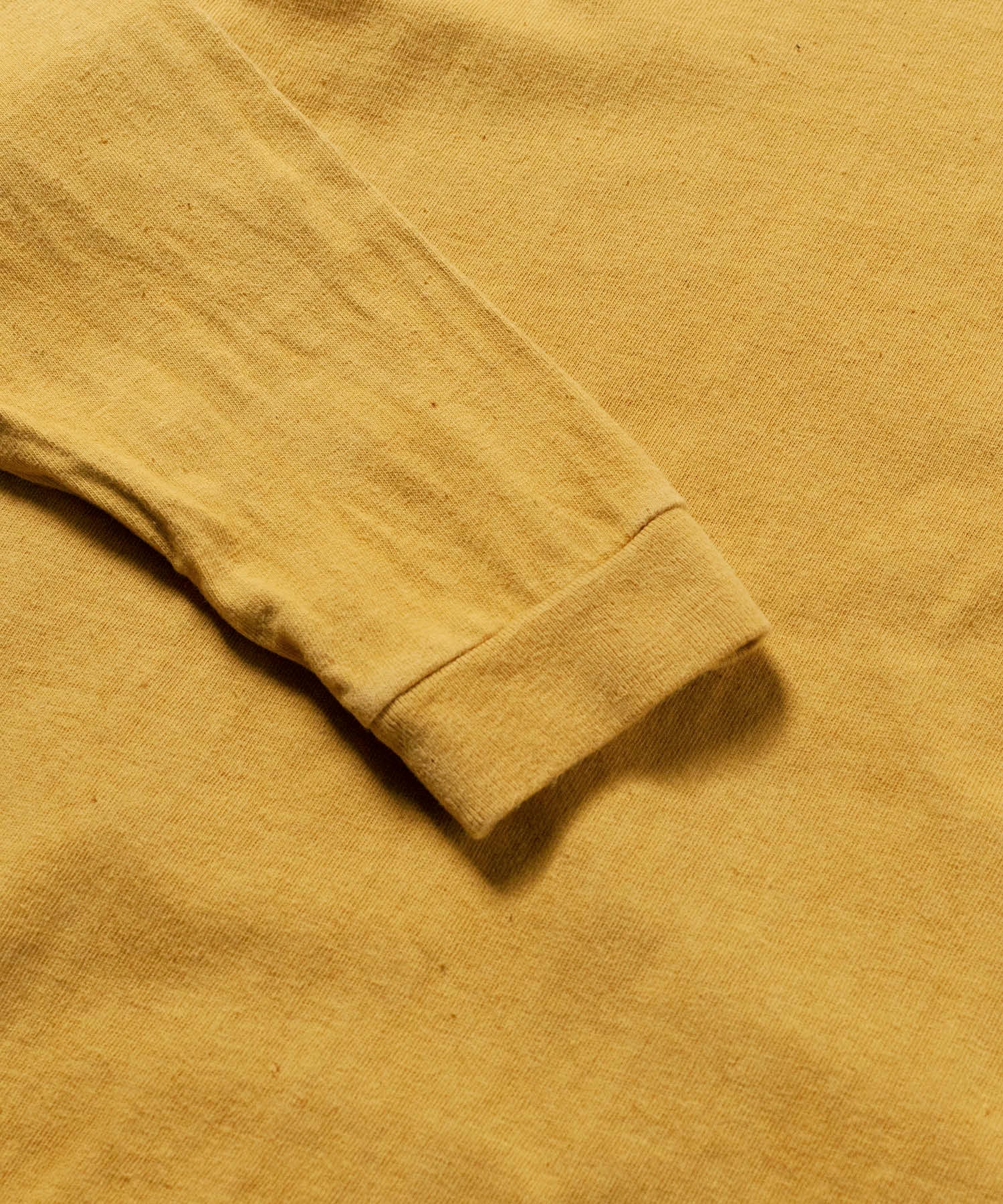 Recycle Organic Cotton Mugwort Dye Raglan Sleeve | リサイクルオーガニックコットンヨモギ染めラグランスリーブ | 吊り編み | 草木染め