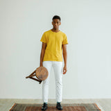 Recycle Organic Cotton Mugwort Dye Tee | リサイクルオーガニックコットン ヨモギ染めTシャツ | ボタニカルダイ | 草木染め