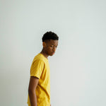 Recycle Organic Cotton Mugwort Dye Tee | リサイクルオーガニックコットン ヨモギ染めTシャツ | ボタニカルダイ | 草木染め