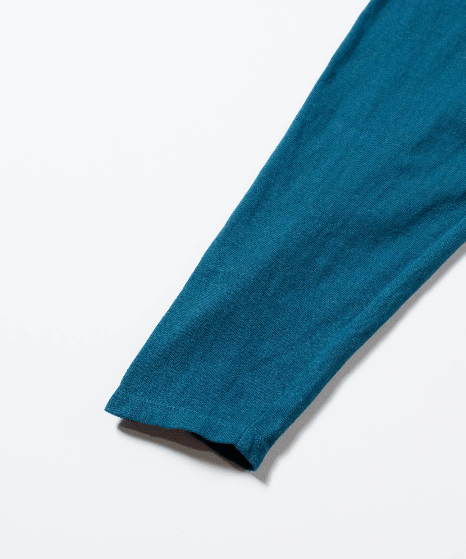 Recycle Organic Cotton Mulberry Dye 4/5 Sleeve | リサイクルオーガニックコットン 桑染め4/5スリーブ | ボタニカルダイ | 草木染め