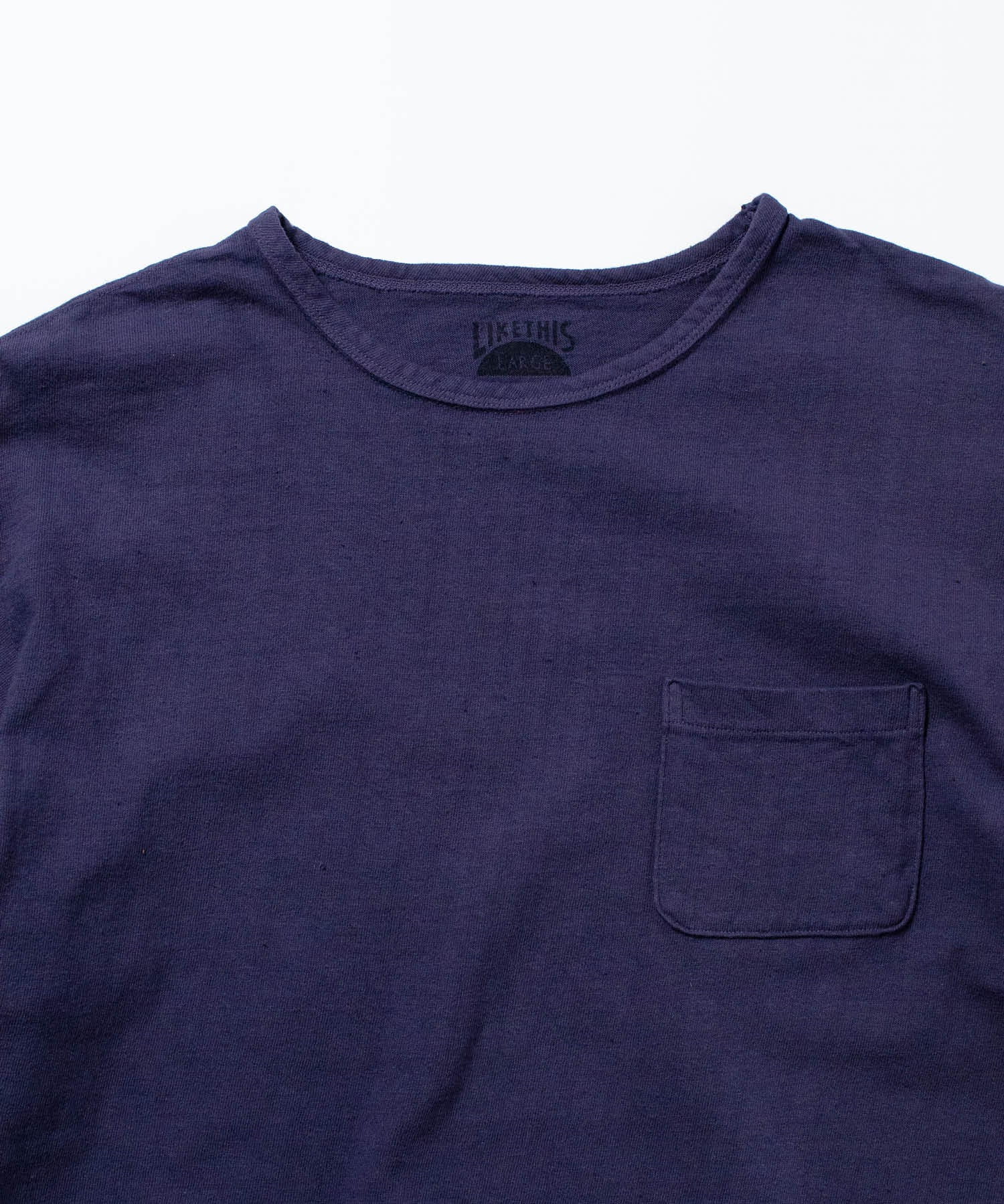 Recycle Organic Cotton Mulberry Dye Pocket Tee | リサイクルオーガニックコットン 桑染めポケットTシャツ | ボタニカルダイ | 草木染め
