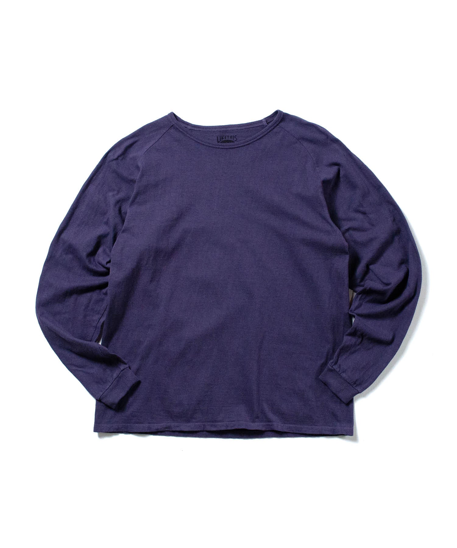 Recycle Organic Cotton Mulberry Dye Raglan Sleeve | リサイクルオーガニックコットン 桑染めラグランスリーブ | ボタニカルダイ | 草木染め