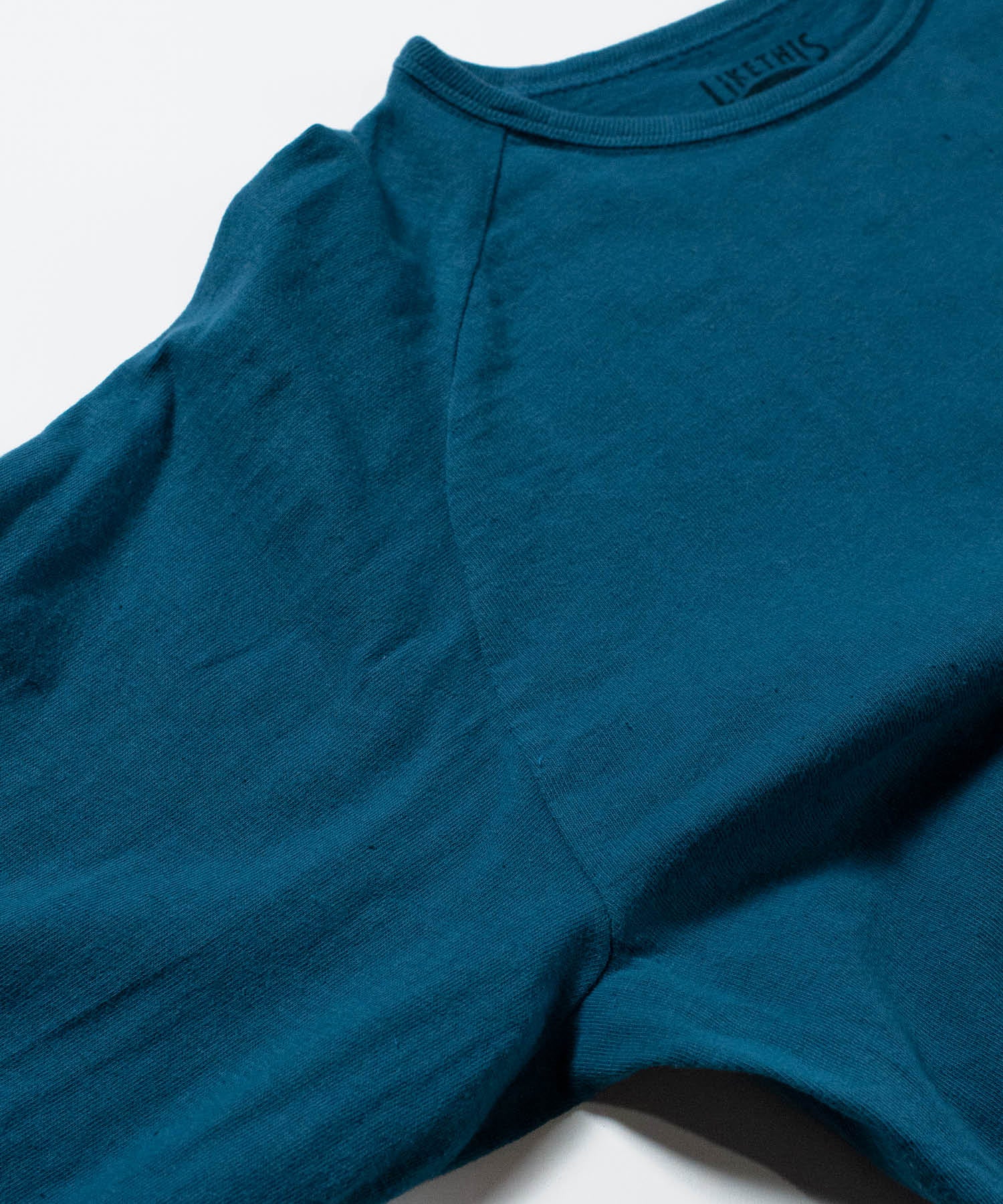 Recycle Organic Cotton Mulberry Dye Raglan Sleeve | リサイクルオーガニックコットン 桑染めラグランスリーブ | ボタニカルダイ | 草木染め