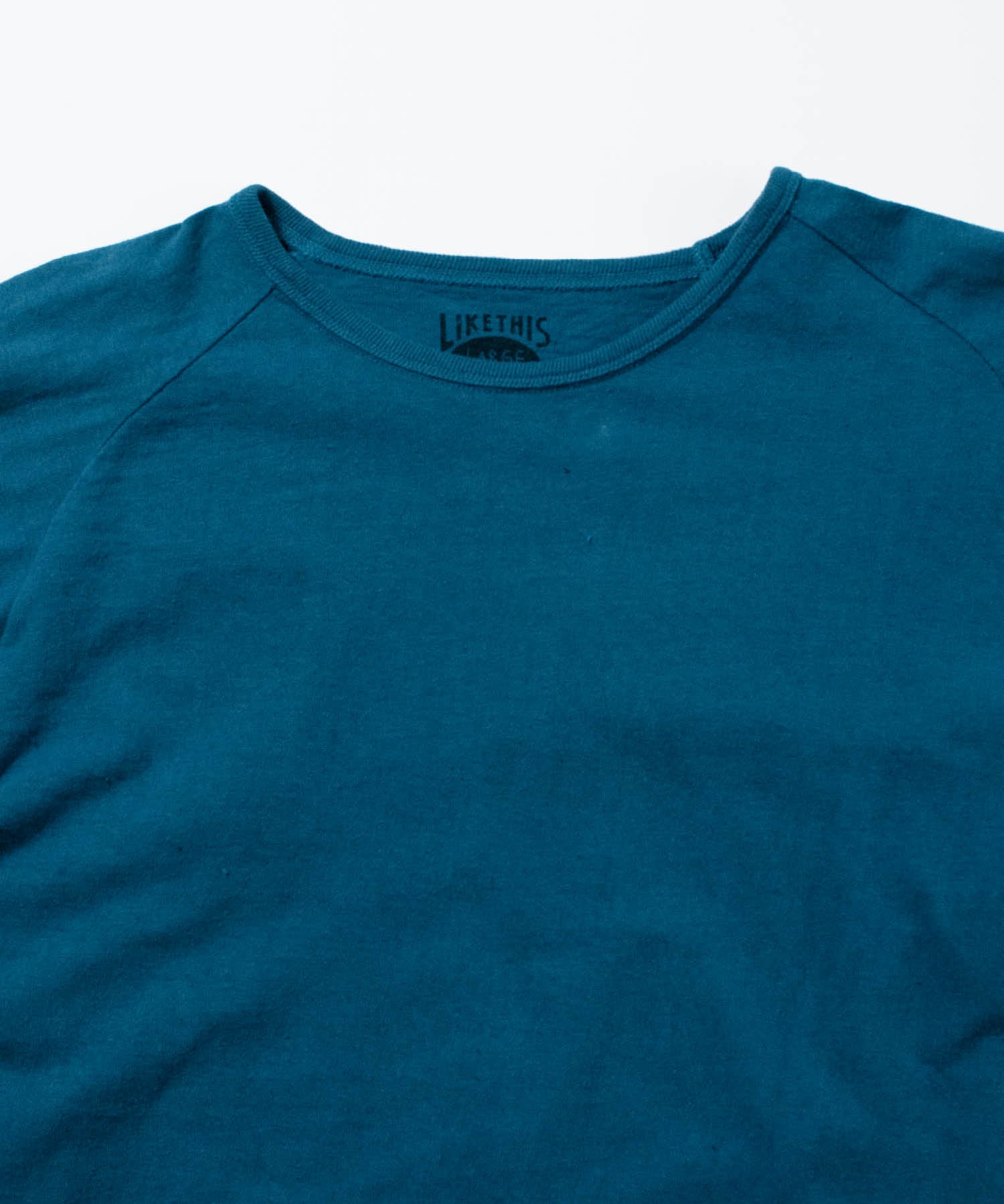 Recycle Organic Cotton Mulberry Dye Raglan Sleeve | リサイクルオーガニックコットン 桑染めラグランスリーブ | ボタニカルダイ | 草木染め