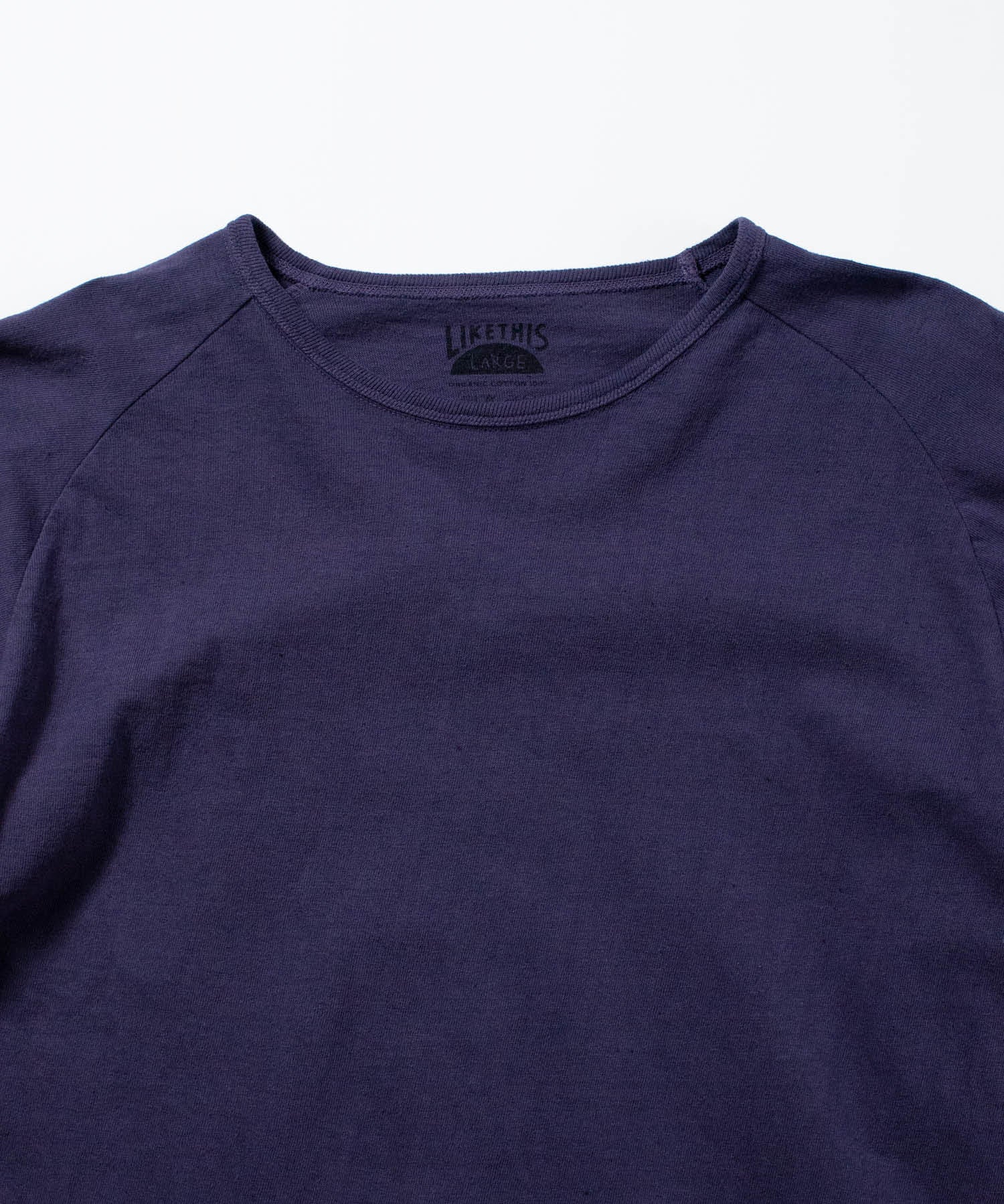 Recycle Organic Cotton Mulberry Dye Raglan Sleeve | リサイクルオーガニックコットン 桑染めラグランスリーブ | ボタニカルダイ | 草木染め