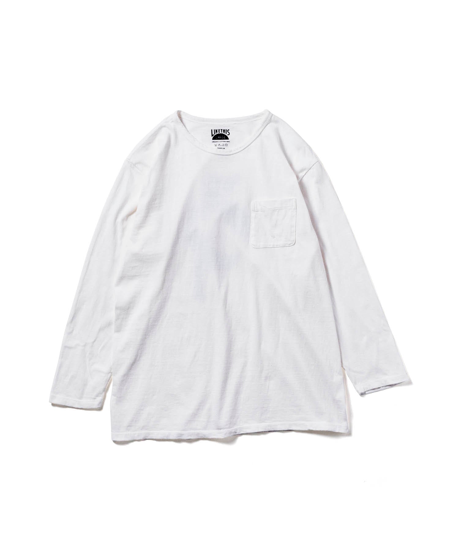 Recycle Organic Cotton Pocket 4/5 Sleeve - Rowokaru | リサイクルオーガニックコットンポケット4/5スリーブ | 藤榮啓 | TORU FUJIE