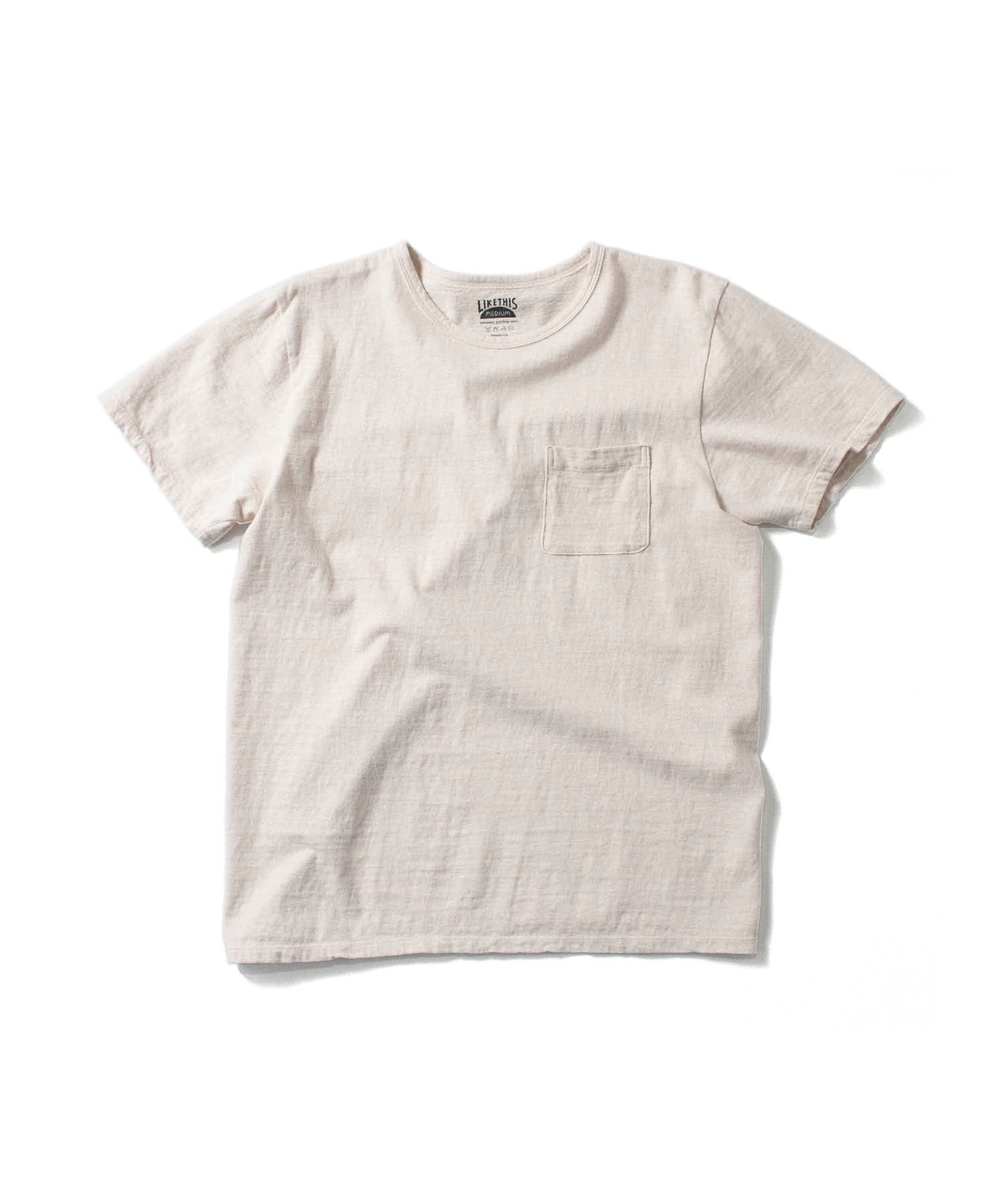 Recycle Organic Cotton Pocket Tee | リサイクルオーガニックコットンポケットTシャツ