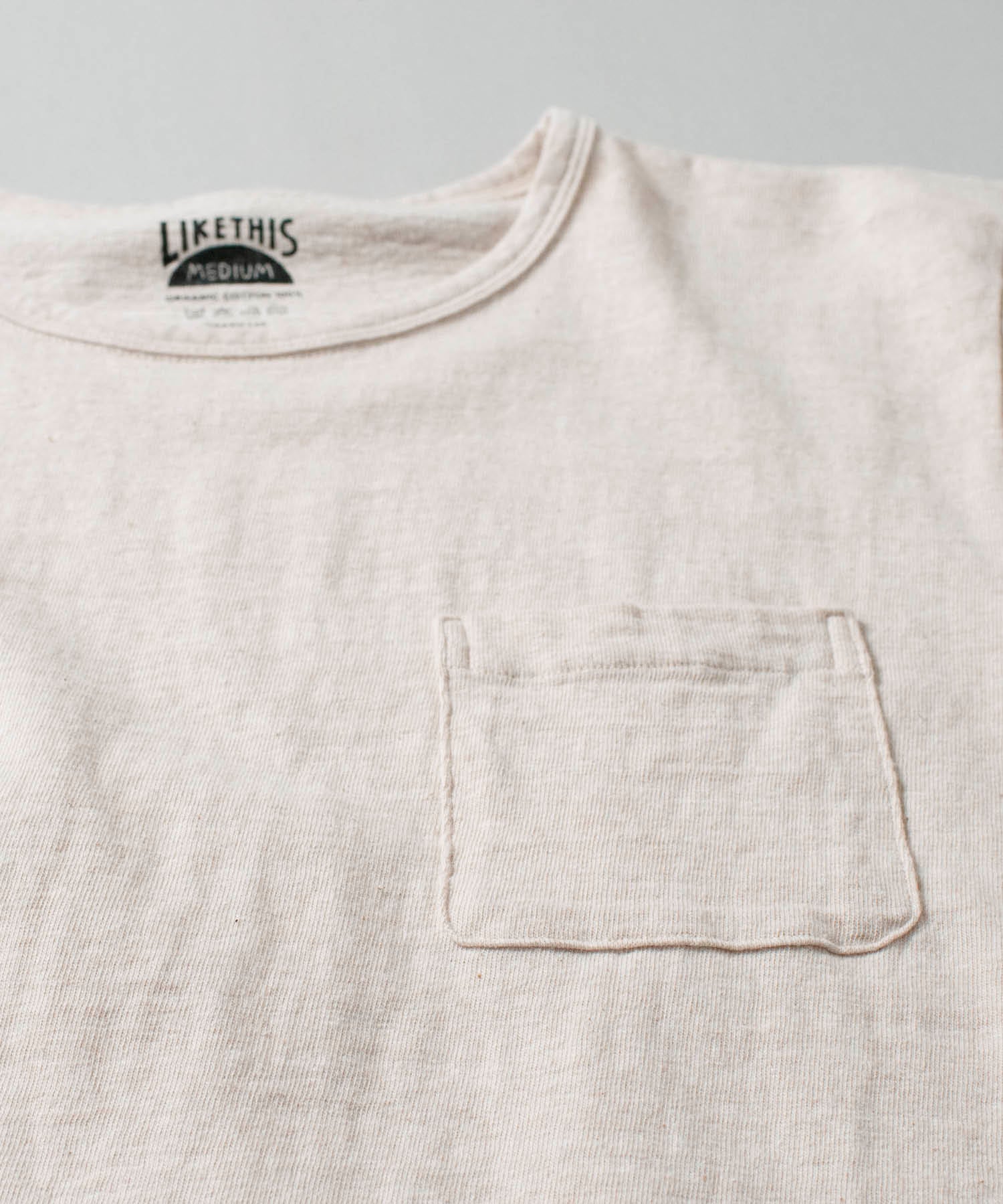 Recycle Organic Cotton Pocket Tee | リサイクルオーガニックコットンポケットTシャツ