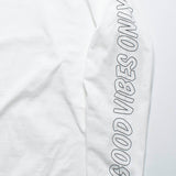 Recycle Organic Cotton Raglan Sleeve - Good Vibes Only | リサイクルオーガニックコットン ラグランスリーブ | HIROSHI MURAKAMI