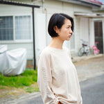 Recycle Organic Cotton Raglan Sleeve - Good Vibes Only | リサイクルオーガニックコットン ラグランスリーブ | 村上寛 | HIROSHI MURAKAMI