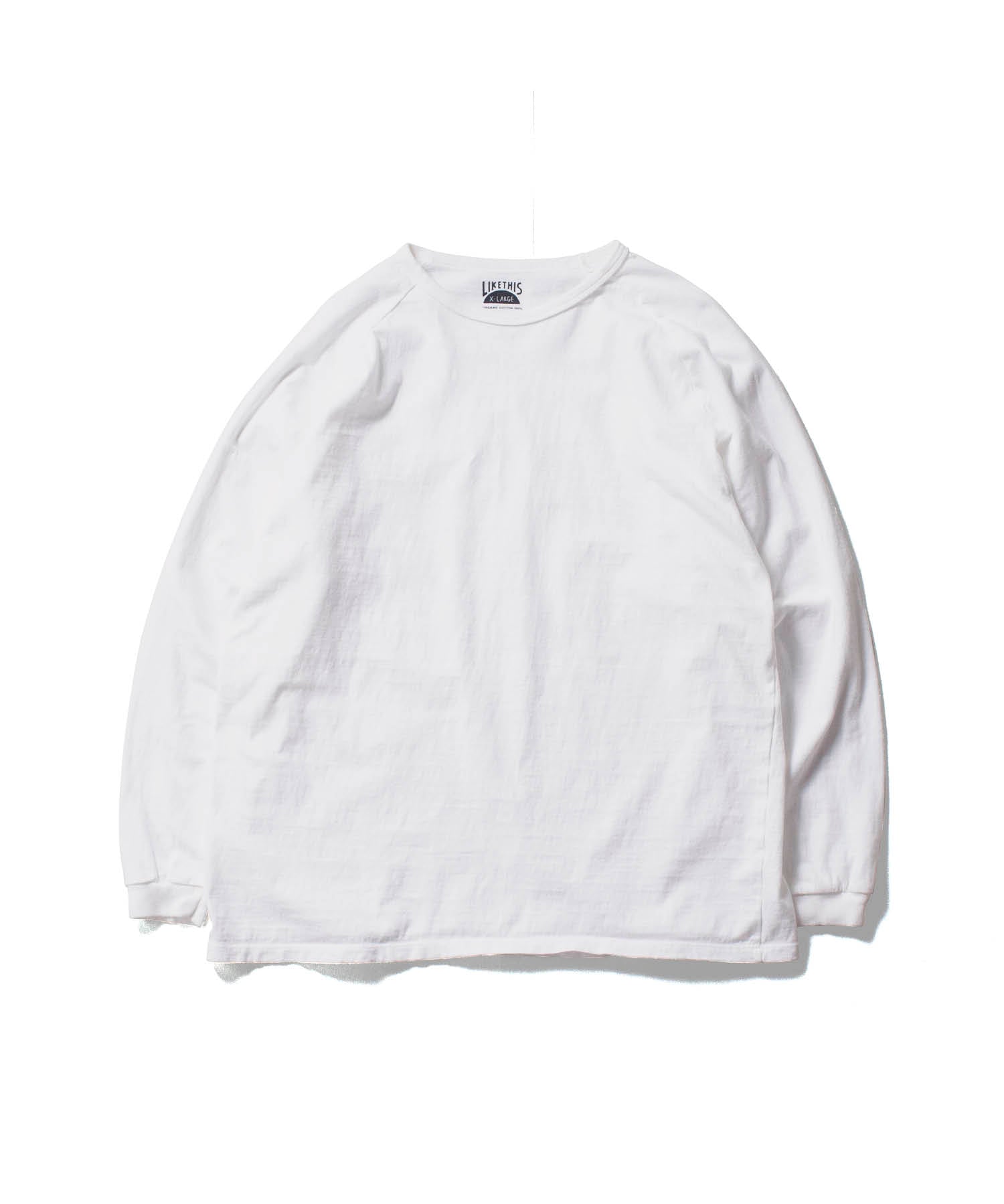 Recycle Organic Cotton Raglan Sleeve | リサイクルオーガニックコットンラグランスリーブ | 日本製 | 吊り編み