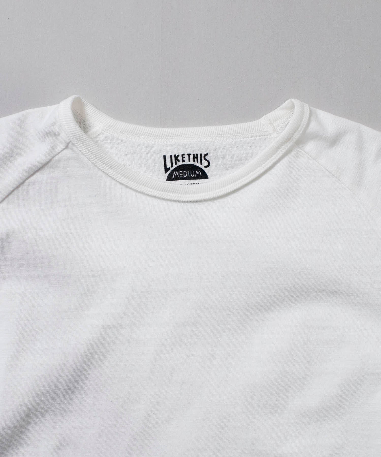 Recycle Organic Cotton Raglan Sleeve | リサイクルオーガニックコットンラグランスリーブ | 日本製 | 吊り編み