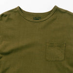 Recycle Organic Cotton Tea Leaves Dye Pocket Tee | リサイクルオーガニックコットン 茶葉染めポケットTシャツ | ボタニカルダイ | 草木染め
