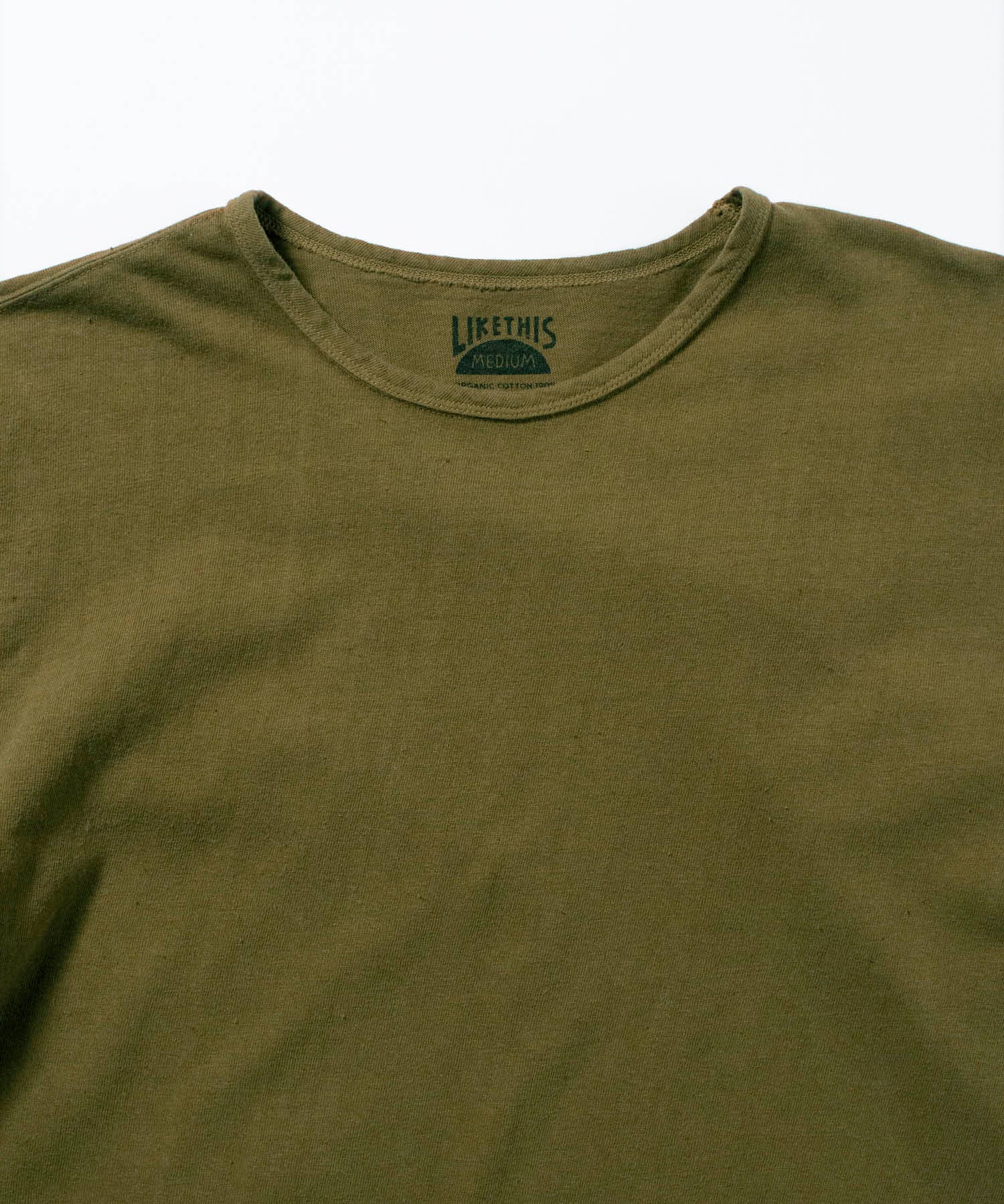 Recycle Organic Cotton Tea Leaves Dye Tee | リサイクルオーガニックコットン 茶葉染めTシャツ | ボタニカルダイ | 草木染め