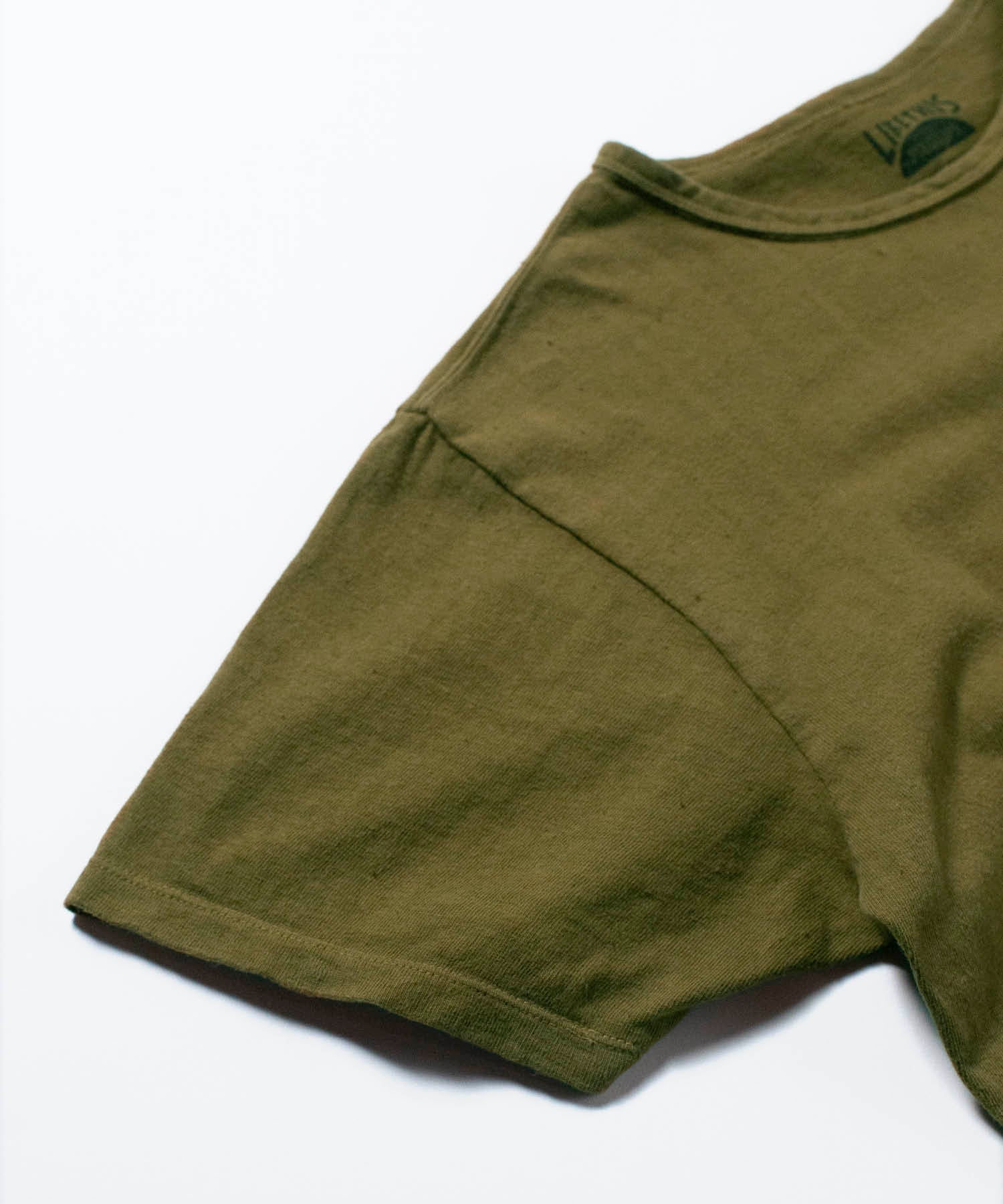 Recycle Organic Cotton Tea Leaves Dye Tee | リサイクルオーガニックコットン 茶葉染めTシャツ | ボタニカルダイ | 草木染め