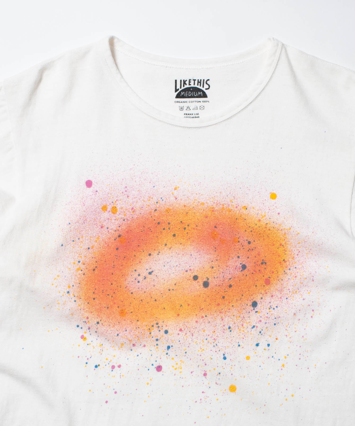 Recycle Organic Cotton Tee - Cosmo | リサイクルオーガニックコットンTシャツ | TORU FUJIE