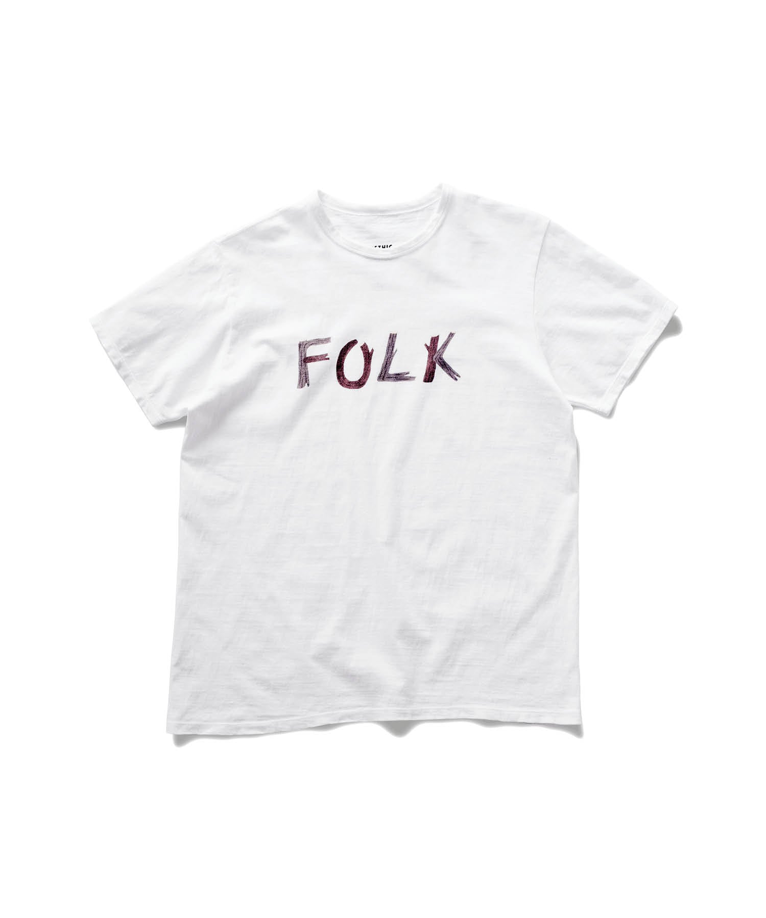 Recycle Organic Cotton Tee - FOLK | リサイクルオーガニックコットンTシャツ - フォーク