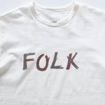 Recycle Organic Cotton Tee - FOLK | リサイクルオーガニックコットンTシャツ - フォーク