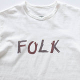 Recycle Organic Cotton Tee - FOLK | リサイクルオーガニックコットンTシャツ - フォーク