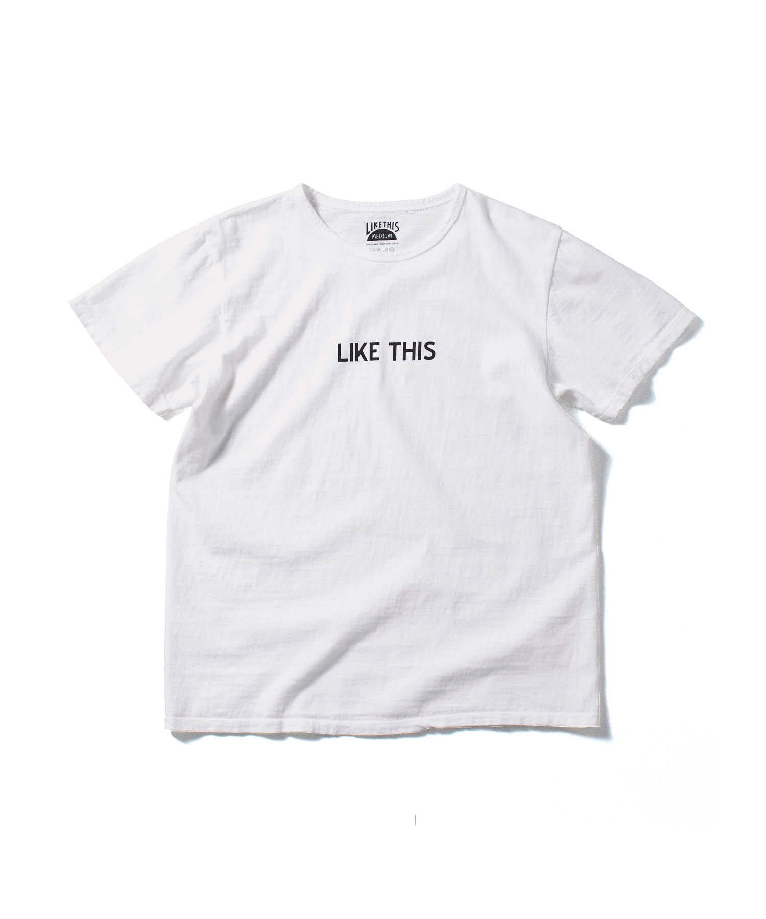 Recycle Organic Cotton Tee - LIKE THIS | リサイクルオーガニックコットンTシャツ - ライク・ディス