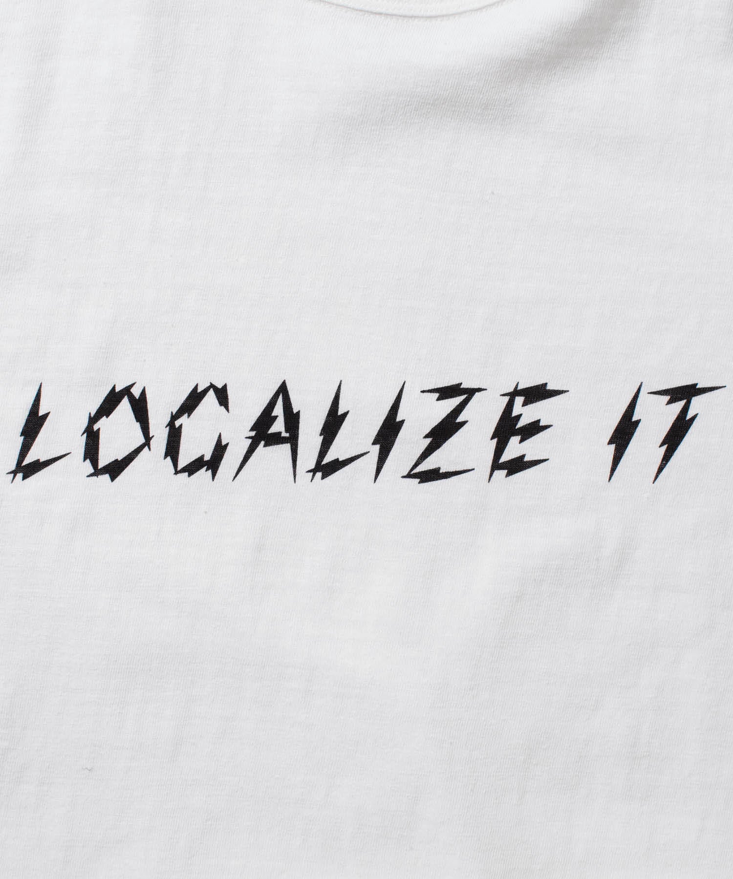 Recycle Organic Cotton Tee - Localize It | リサイクルオーガニックコットンTシャツ | KOSUKE MAKI