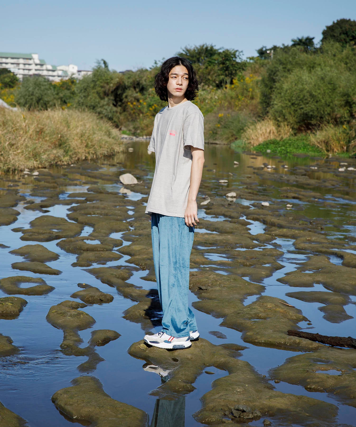 Recycle Organic Cotton Tee - Motckun | リサイクルオーガニックコットンTシャツ - モックン |  MASASHI SHIMIZU