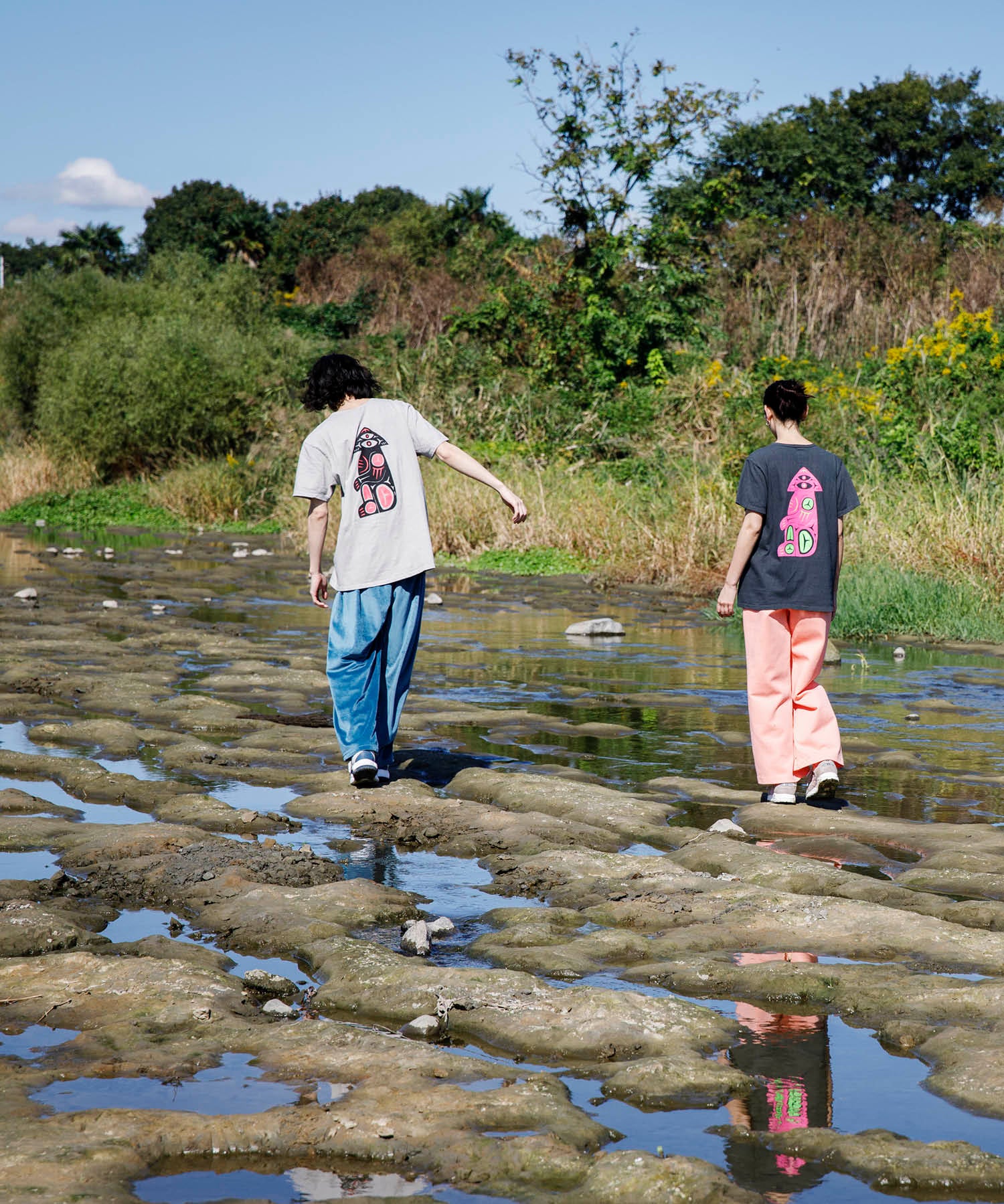 Recycle Organic Cotton Tee - Motckun | リサイクルオーガニックコットンTシャツ - モックン |  MASASHI SHIMIZU