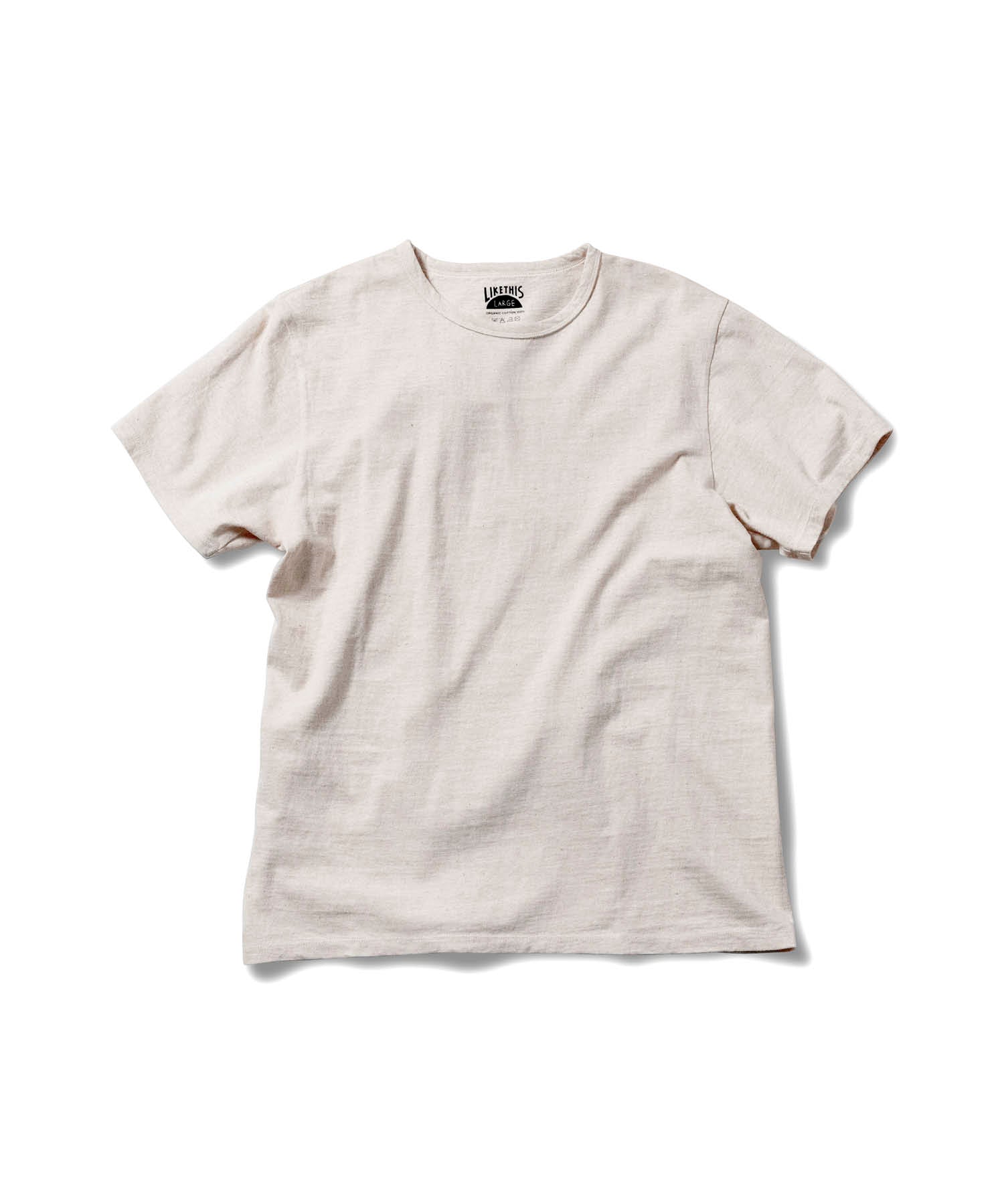 Recycle Organic Cotton Tee | リサイクルオーガニックコットンTシャツ