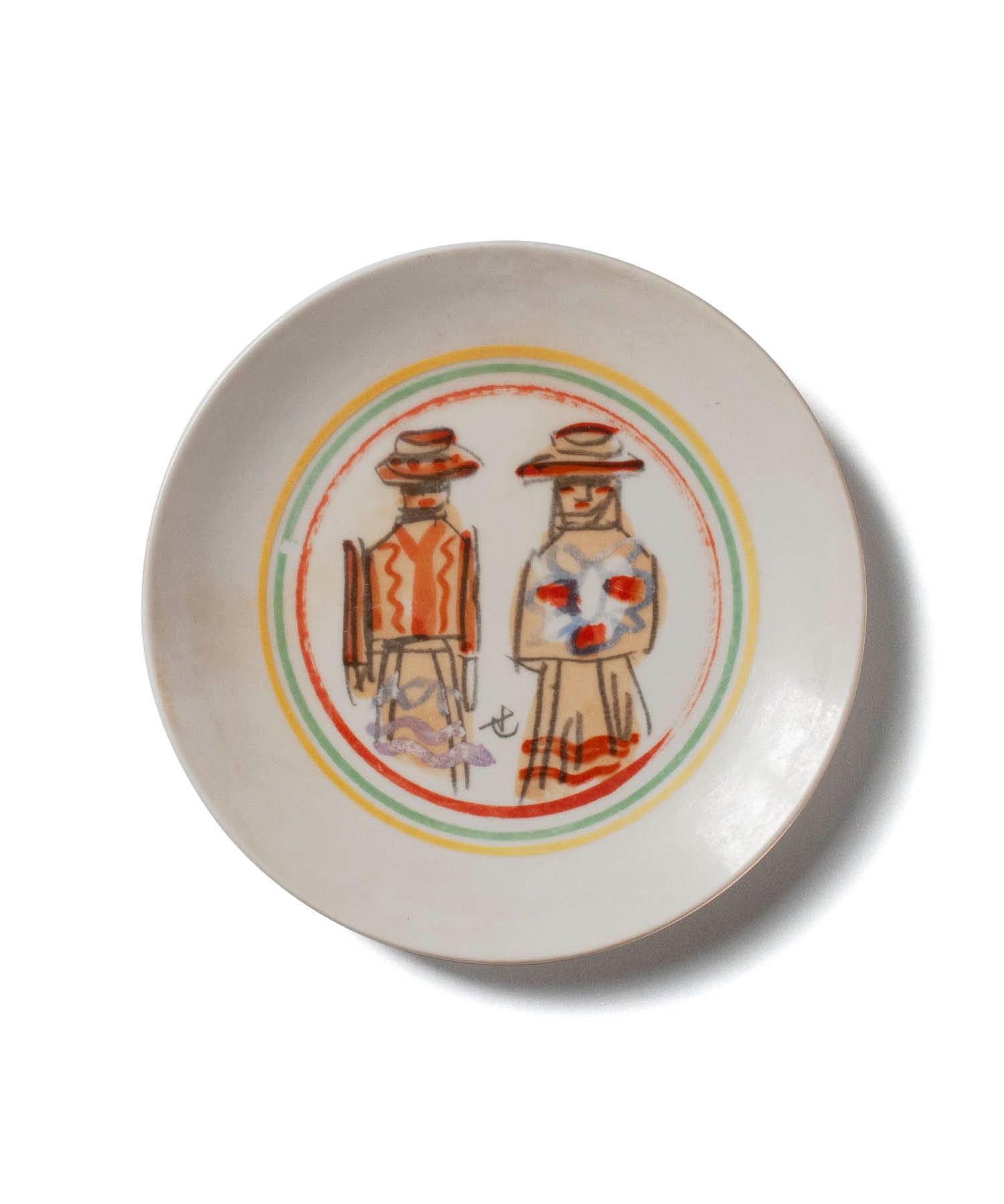 Vintage Object : 芹沢銈介 飾り絵皿 ペルー人形 | LIKE THIS SHOP