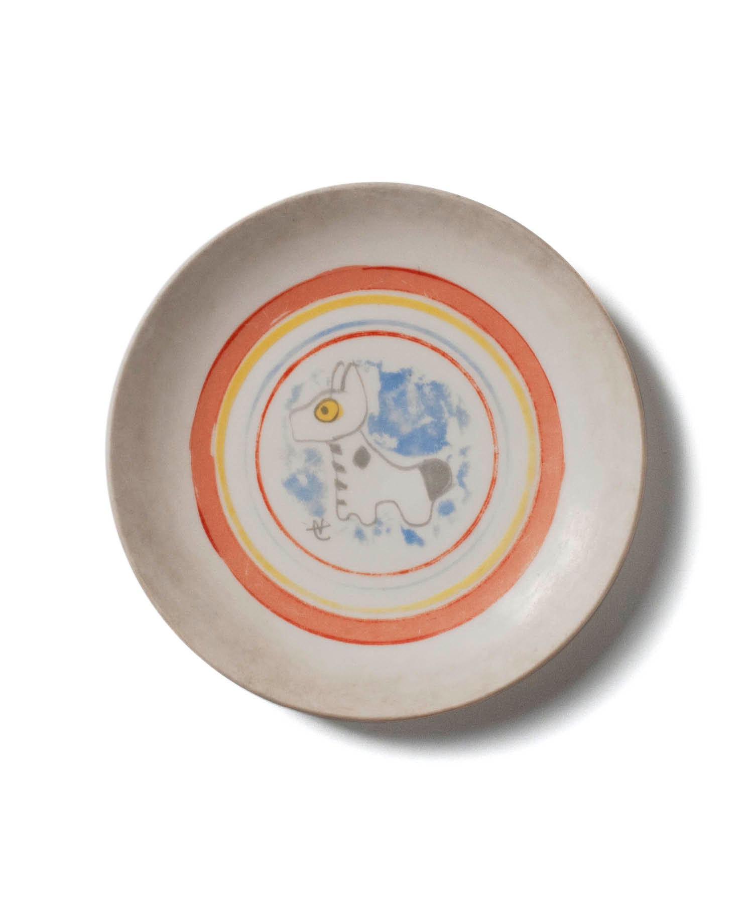 Vintage Object : 芹沢銈介 飾り絵皿 ルーマニヤ子犬 | LIKE THIS SHOP
