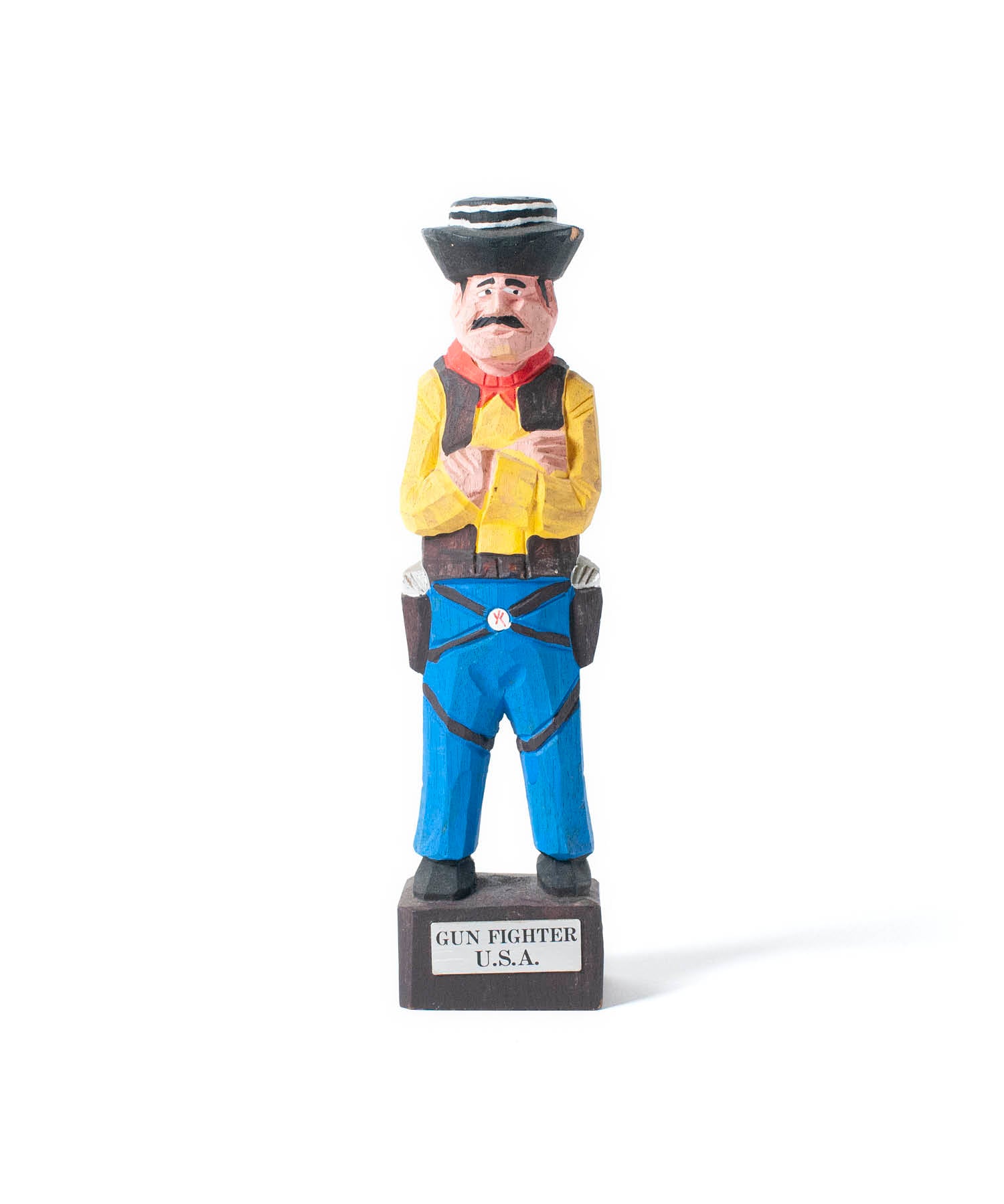 Vintage Object : 木彫りのガンマン | LIKE THIS SHOP