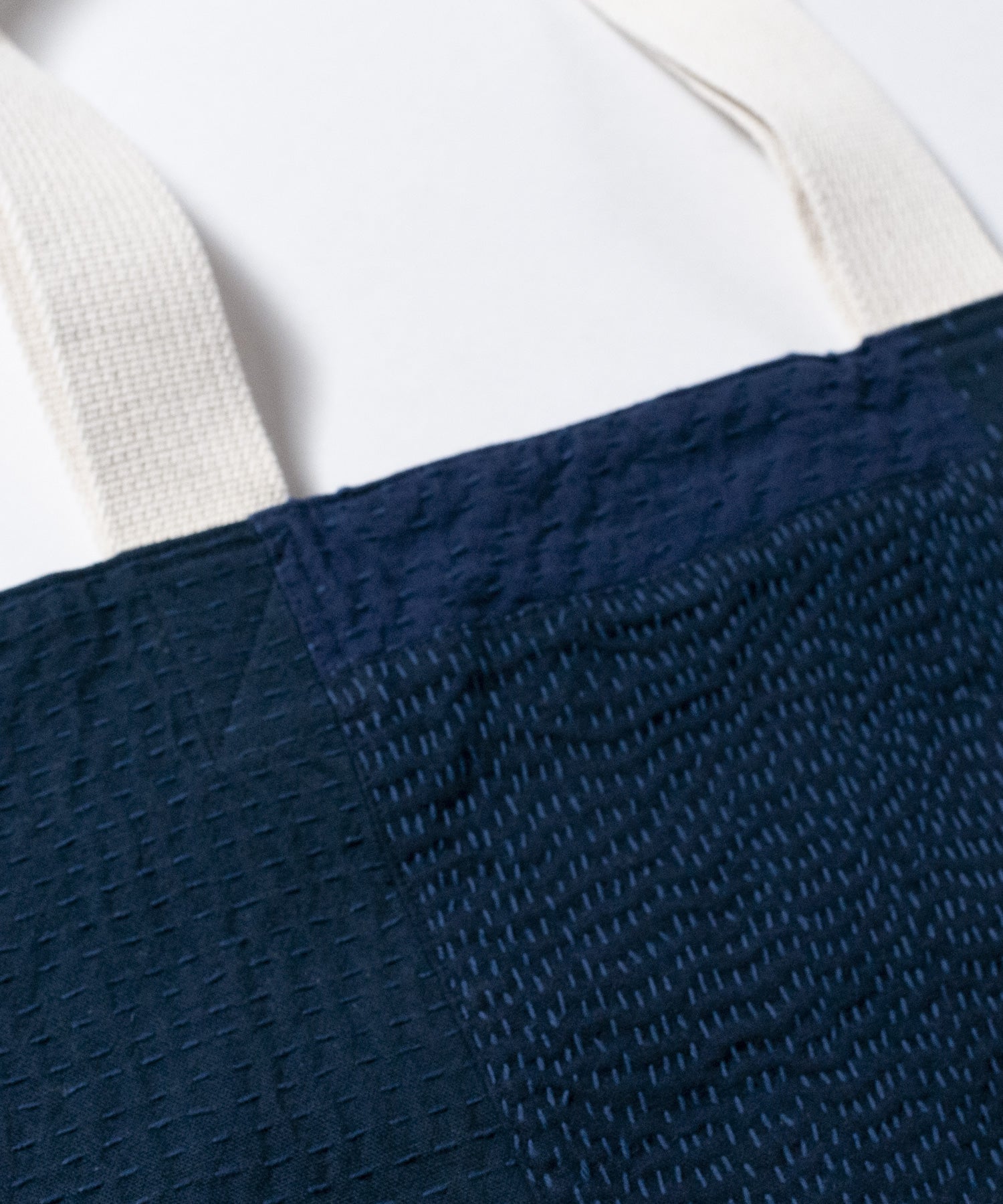 SASHIKO FABRIC TOTE BAG / TERAS | LIKE THIS SHOP