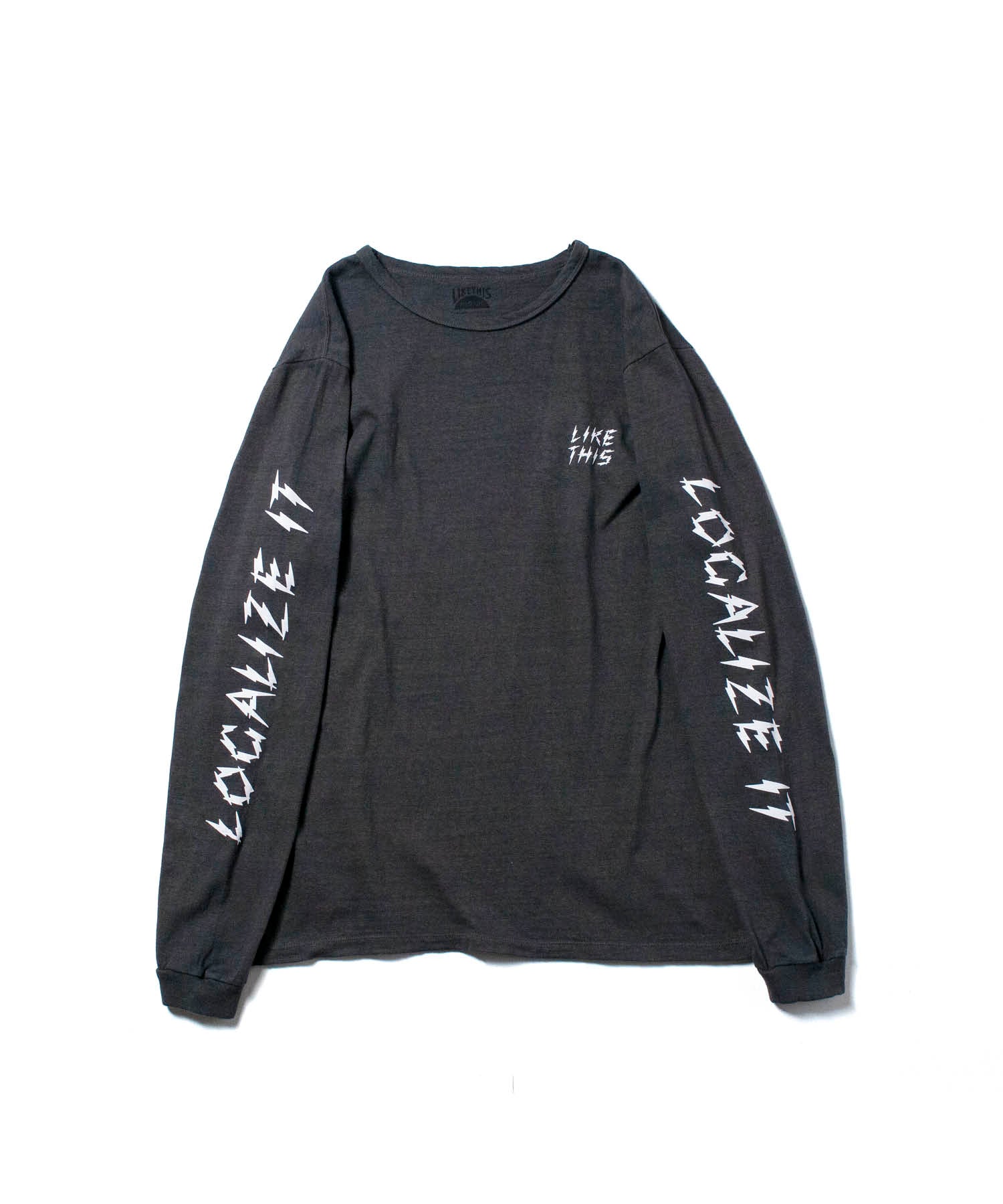 Recycle Organic Cotton Bamboo Charcoal Dye Long Sleeve - Localize It | LIKE THIS SHOP
