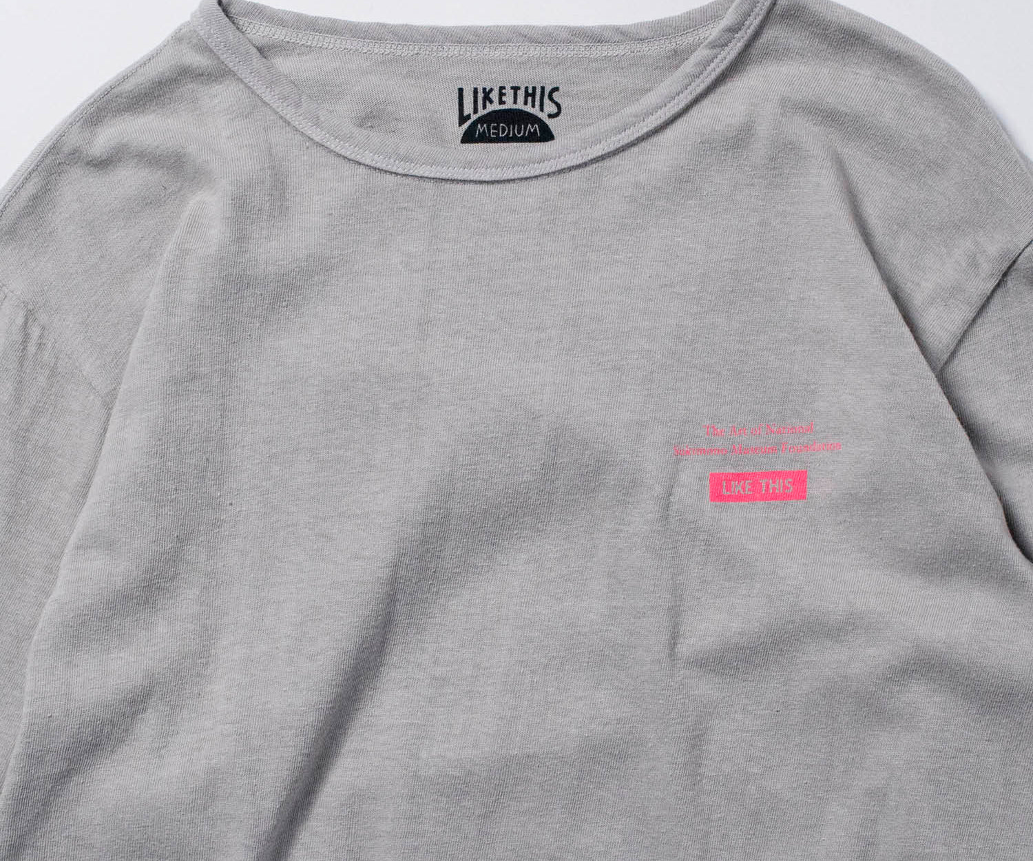 Recycle Organic Cotton Bamboo Charcoal Dye Long Sleeve - Motckun | LIKE THIS SHOP