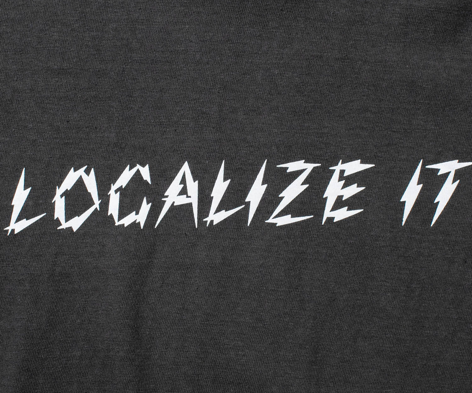 Recycle Organic Cotton Bamboo Charcoal Dye Tee - Localize It | LIKE THIS SHOP