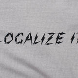 Recycle Organic Cotton Bamboo Charcoal Dye Tee - Localize It | LIKE THIS SHOP